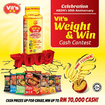 WIN RM 70,000 CASH this weekend!